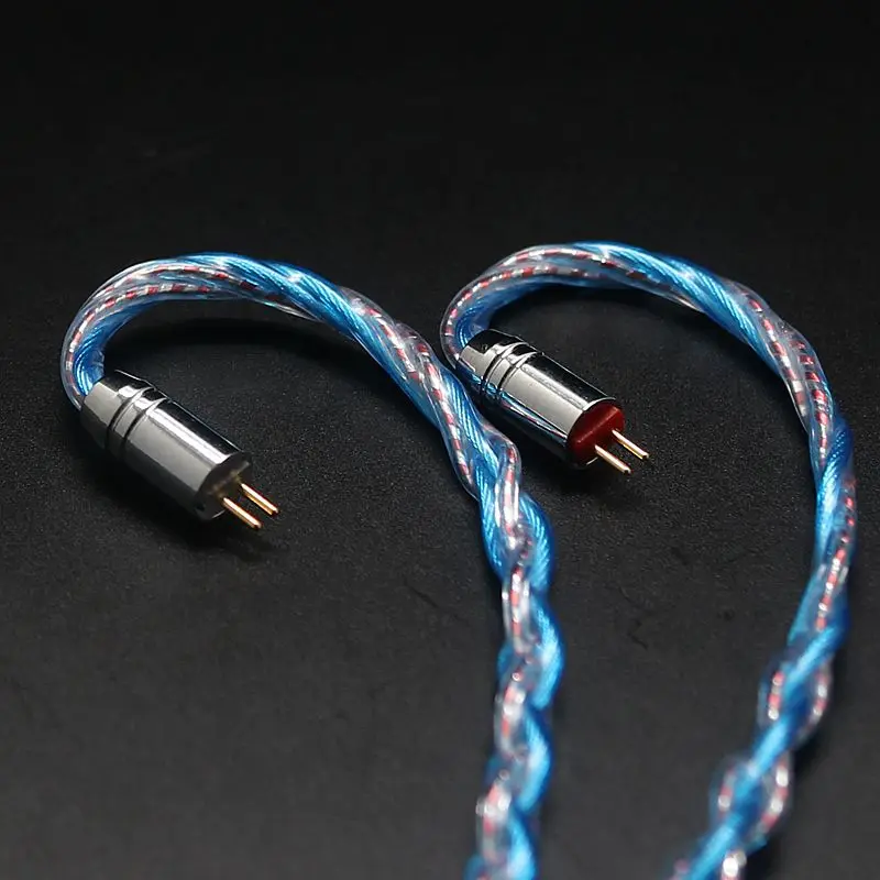 Imagem -06 - Occ Mais Paládio de Prata Folha de Alumínio Mais Cabo de Grafite Adequado para kz zs 10 Pro Tangzu er Moondop Kato Cabo Rca Jack mm cable 4.4 Core Cabo Cable para Auriculares Litz Cabo 4.4 Ivipq528 7n